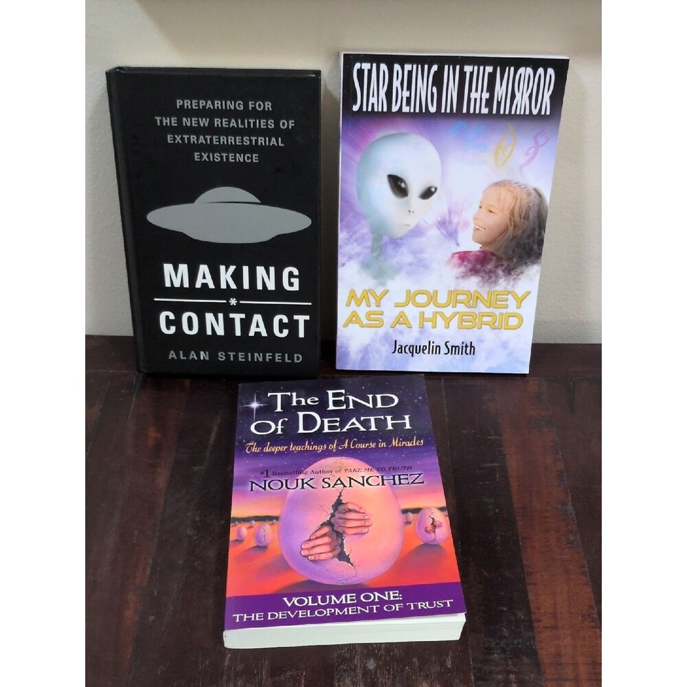 Spiritual Book Set of 3 Used Paperback/Hardback Books Nonfiction